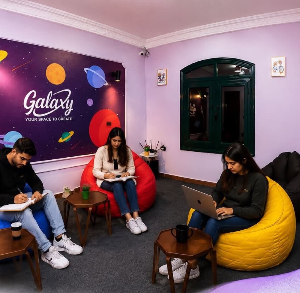 Pluto room with bean bags